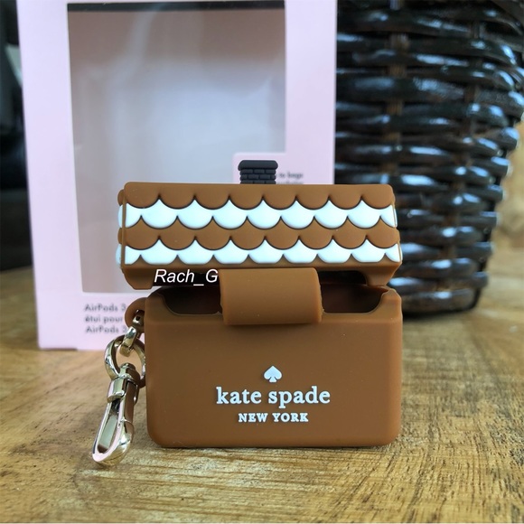 Kate Spade Gingerbread House AirPods Case - Picture 3 of 9
